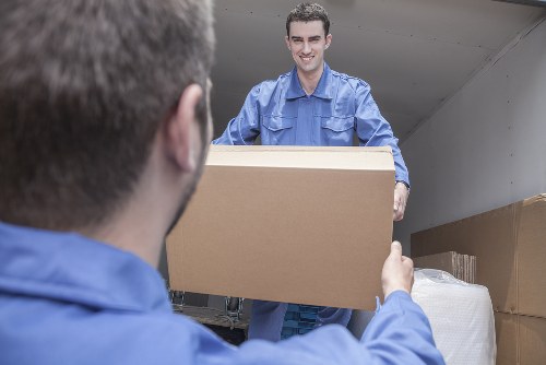 Student removals team planning a move in Camden street