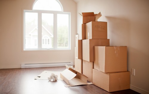 Camden moving professionals completing the final stage of a move